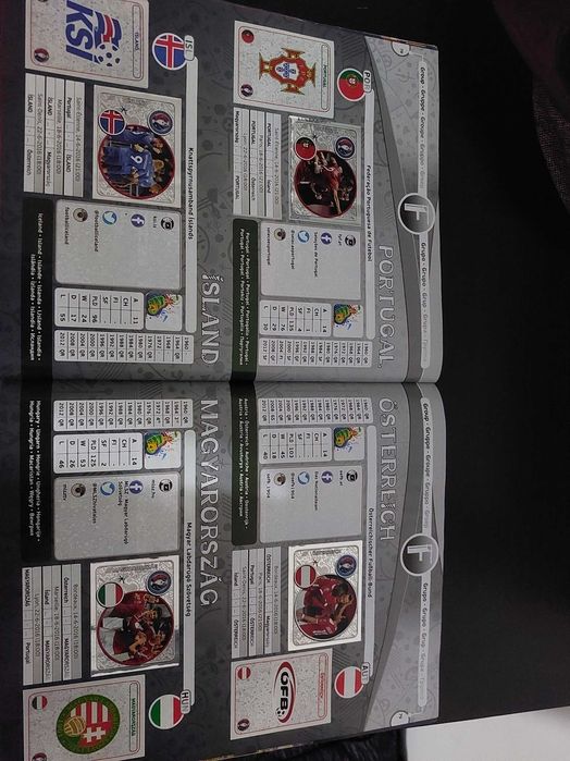 Uefa Euro 2016 França - cromos panini