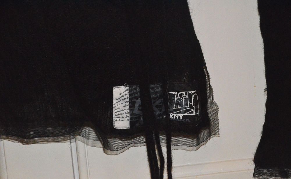 casaco malha preto DKNY Donna Karan tam M 38 como novo