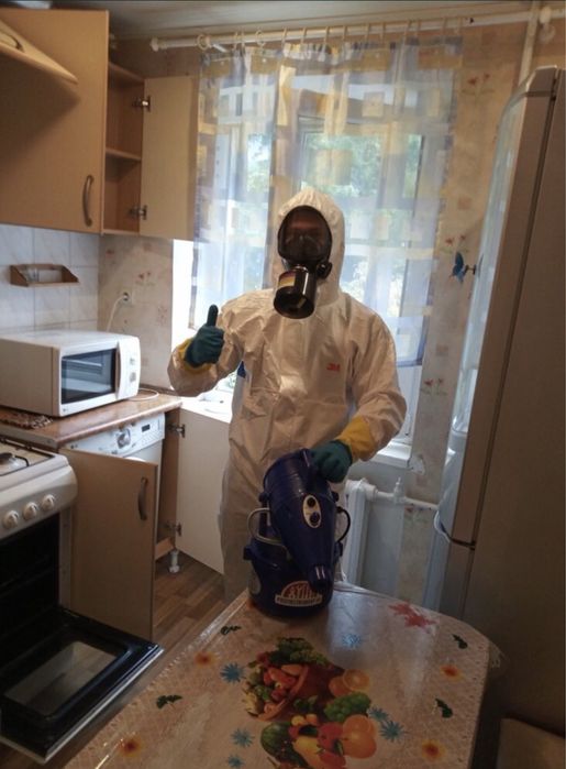 Знищення тарганів, клопів, бліх, щурів!Дезинфекція з 100%гарантією!