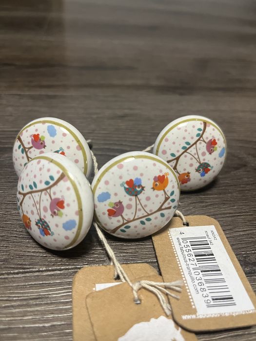 Ceramiczne galki meblowe