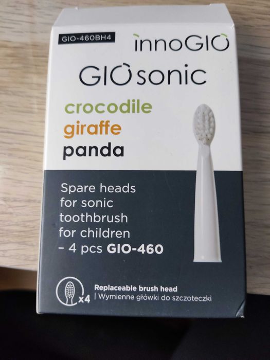 Końcówki do szczoteczek sonicznych INNOGIO GIOsonic (3 szt) Biały