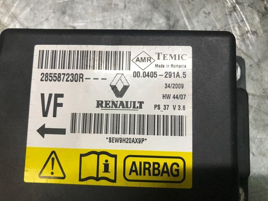 KIT DE AIRBAGS COM TABLIER E PRÉ-TENSORES RENAULT MEGANE III 08-16