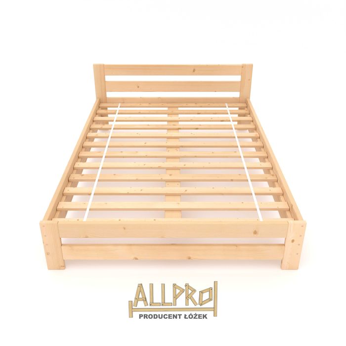 ŁÓŻKO DREWNIANE 120x200,140 160 180..+STELAŻ GRATIS Lite Drewno,hotelowe,Producent