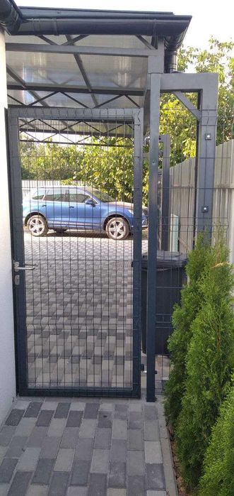 бюджетний паркан. Європаркан 3D Огорожа з сітки.1,70/2,0/1,50м забор