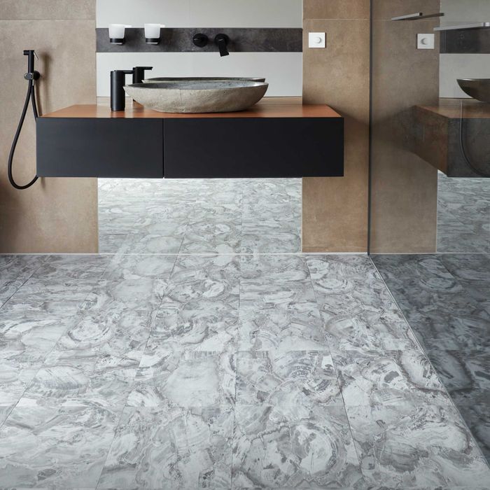 Płytki Winylowe Samoprzylepne 5m² SZARY KAMIEŃ Panele Kafelki  Marmur