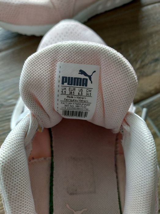 Sneakersy Puma pudrowy róż