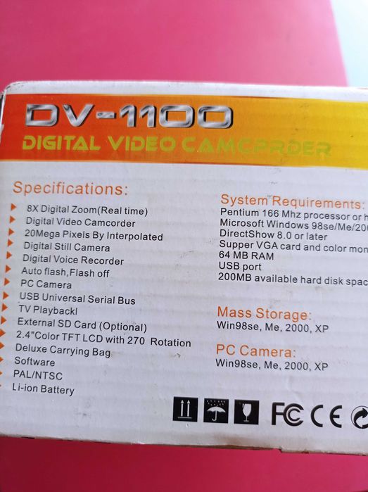 Camara SONY completa com todos os acessórios