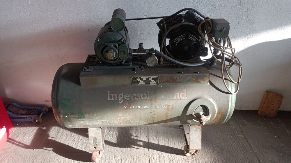 Kompresor sprężarka Ingersoll-Rand 1955 rok sprawna antyk