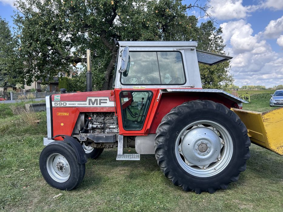 Ciągnik Massey Ferguson 590 2WD 75KM Bardzo dobry stan! Zarejestrowany!