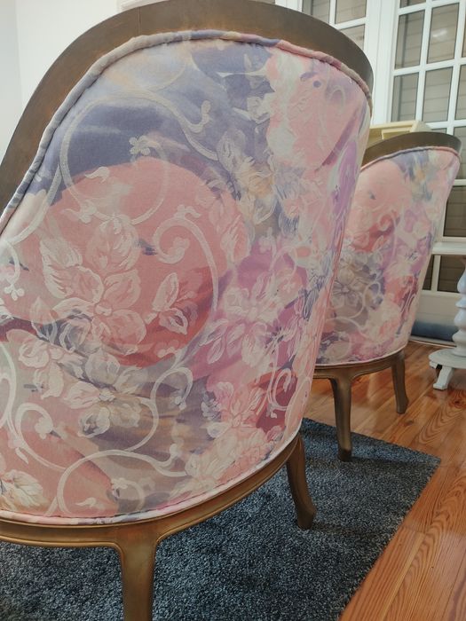 Cadeirões vintage restaurados