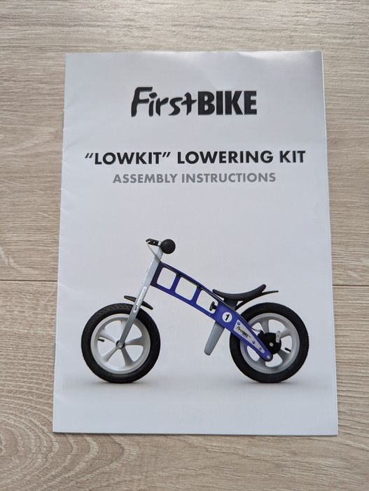 Rower, rowerek dziecięcy biegowy First Bike z adapterem