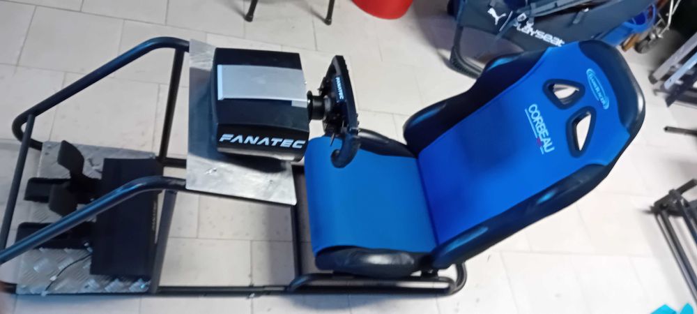 PC PS4 PS5 Playseat cockpit F1 + conjunto Fanatec CSL elite volante F1