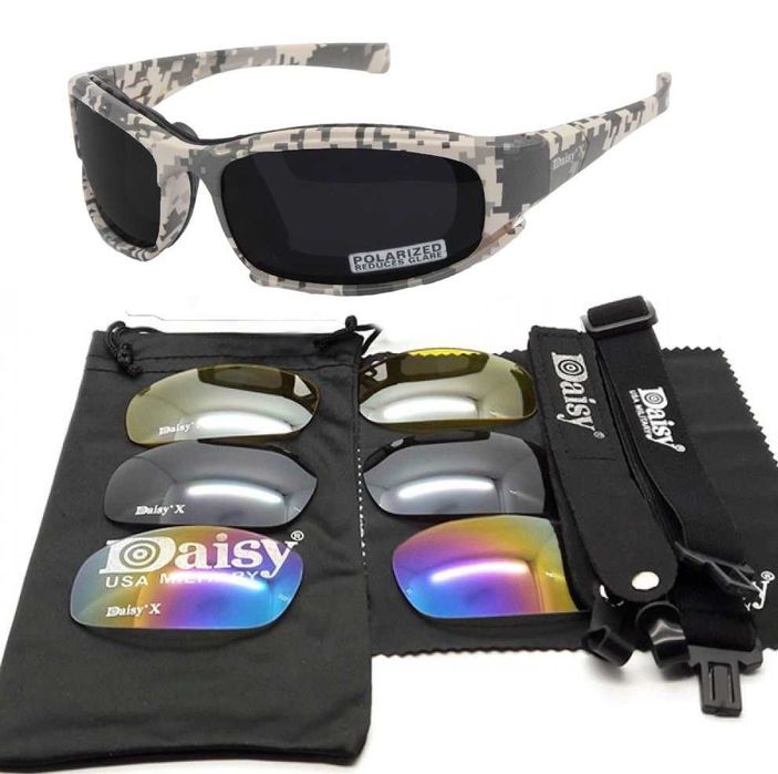Тактические солнцезащитные очки Daisy X7 пиксель есть опт и дроп