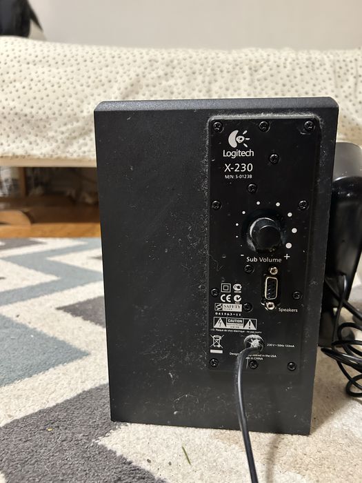 Акустична система Logitech X-230 (2.1) колонки для комп'ютера