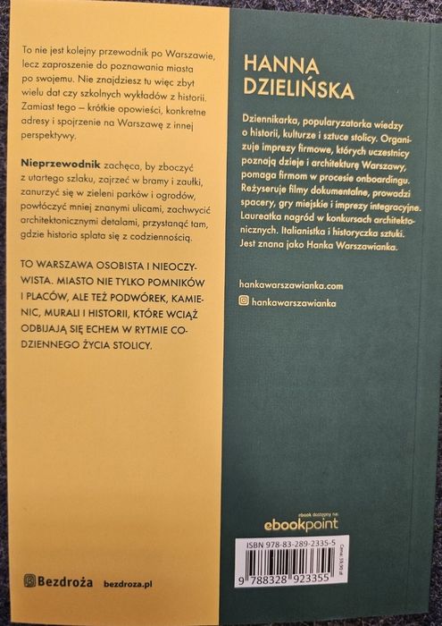 Warszawa Nieprzewodnik  Hanna Dzielińska