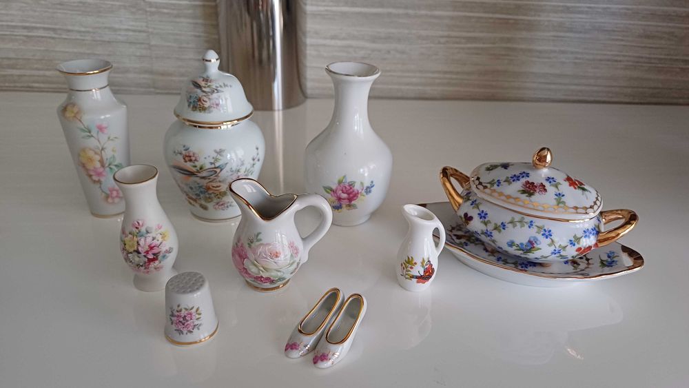 Bonecas e Miniaturas em Porcelana Limoges Porcel