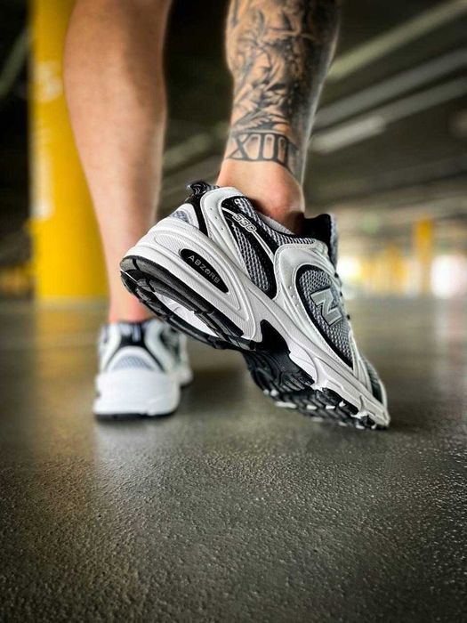 ‼️Останній 42/44 Розмір‼️Кроссовки Мужские New Balance 530 Black White/Кросівки Нью Беланс/Чоловічі NB 530