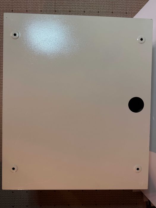 Szafa Rack 19" wisząca 9U 350 szara, drzwi szklane. Zarezerwowana.