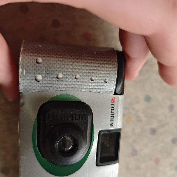Máquina fotográfica da marca fujifilm
