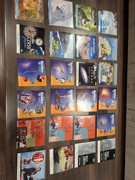 Komplet płyt dvd i cd