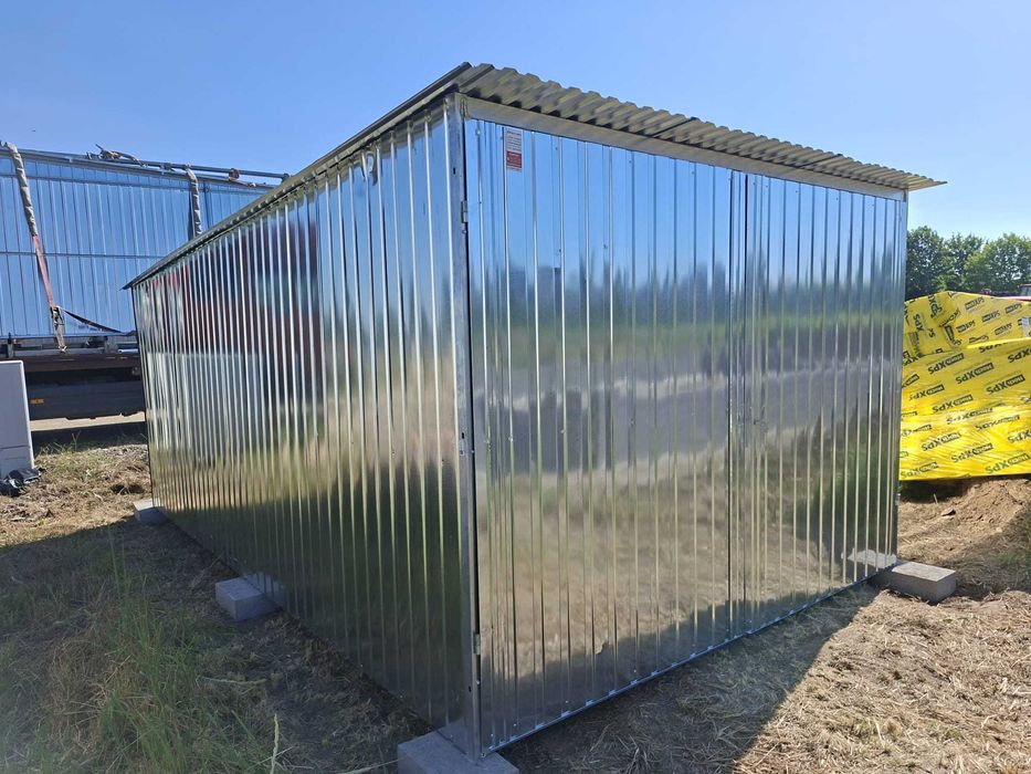 Garaż blaszany 3x5 m Blaszak ocynkowany Garaże blaszane na wymiar PRODUCENT