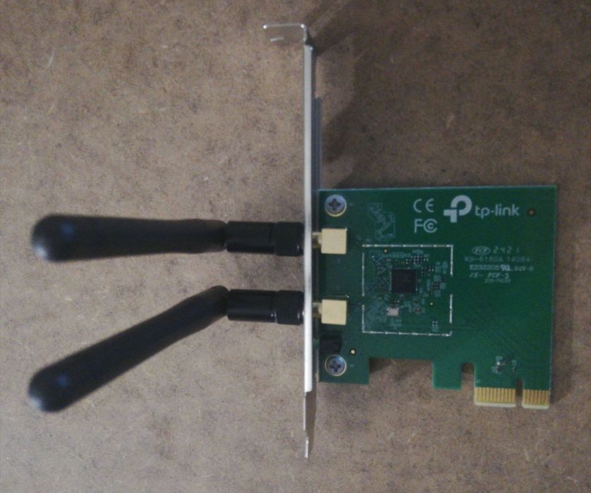 TP-Link TL-WN881ND PCIe Wi-Fi 300 Mbps – Completa com caixa e chapa lo