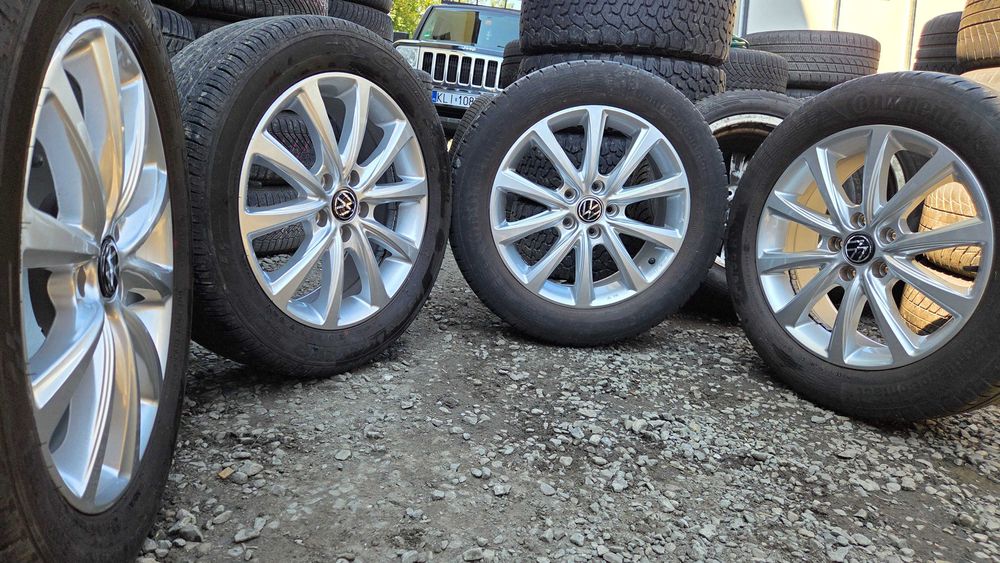 Koła Volkswagen Passat T-Roc Arteon Touran Sharan Skoda Superb Karoq Seat Ateca Leon Audi Q2 Q3 A4 17 cali ET41 5x112