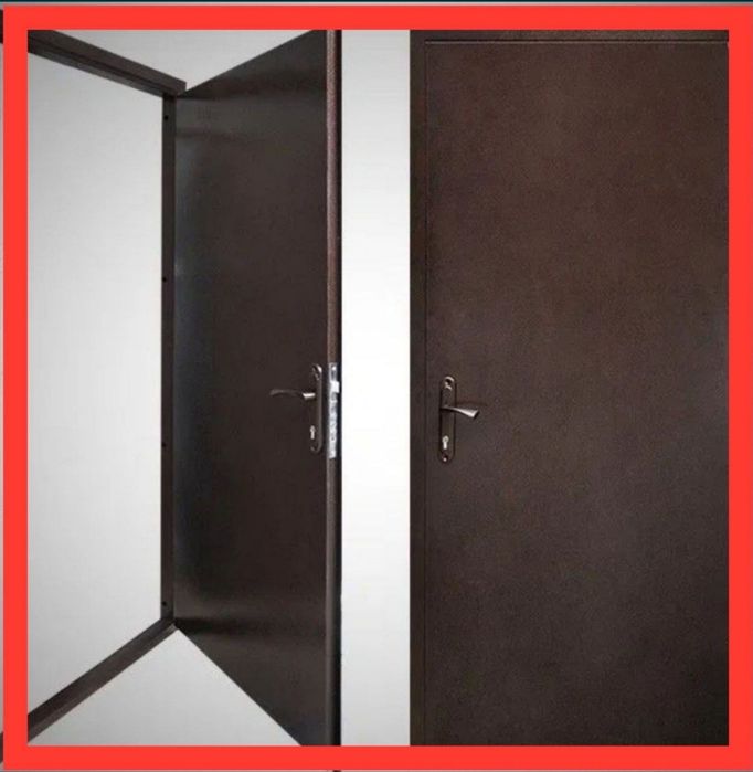 Вхідні двері металеві технічні від виробника Нестандарти в наявності