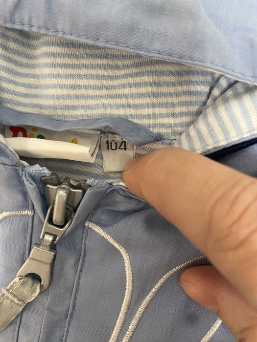 Kurtka wiosenno-jesienna bawełniana rozmiar 104