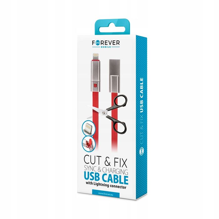 Kabel USB - Apple Lightning naprawialny 1,5 m