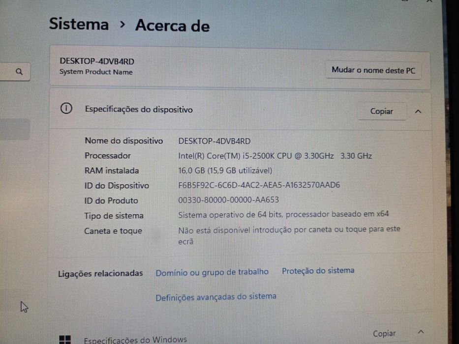 Computador Desktop  para trabalhao e alguns jogos