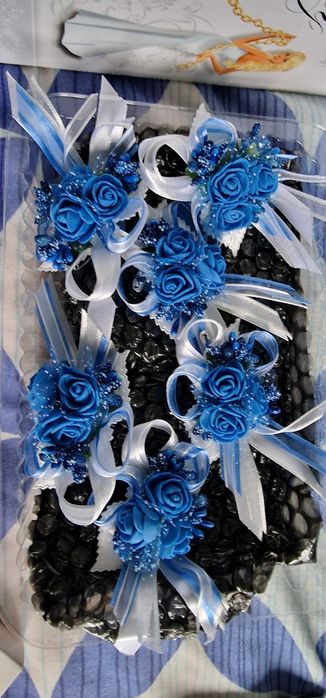 Akcesoria ślubne kolczyki ,muszka, spinki do mankietów i inne.