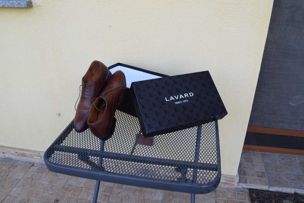 Sprzedam brązowe, skórzane buty męskie, Lavard, 42, Opole, opolskie