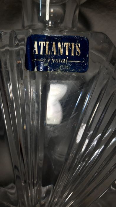 Garrafa cristal com selo