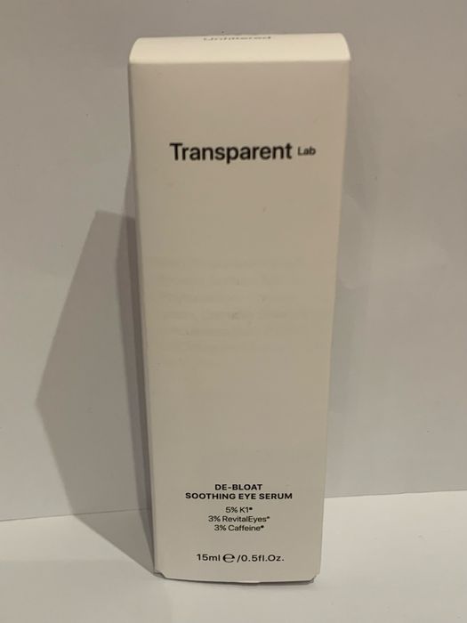 Сироватка для шкіри навколо очей від набряків Transparent Lab De Bloat