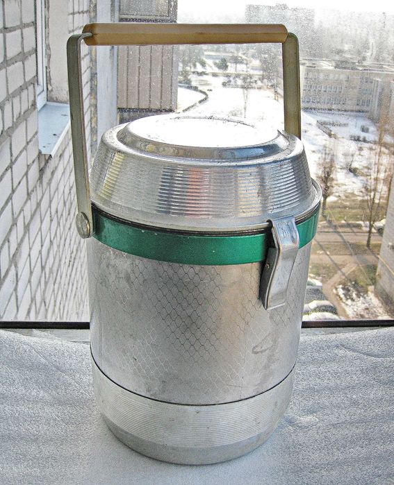 Термос Темет из нержавеющей стали 4 литра. СССР.