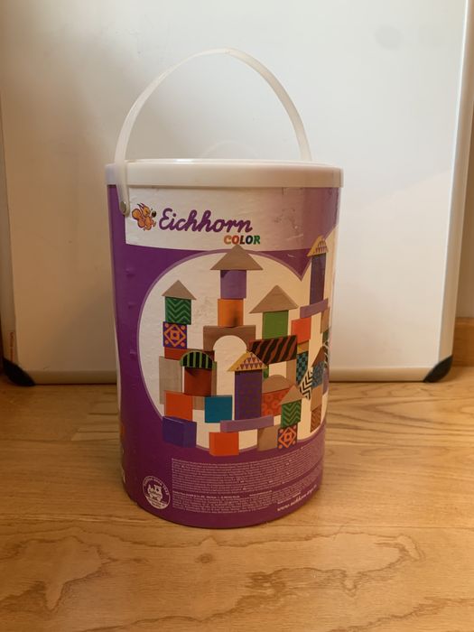 Eidhhorn klocki drewniane - kolorowe
