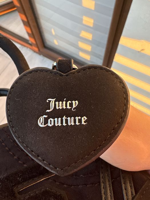 Mala czarna torebka juicy couture