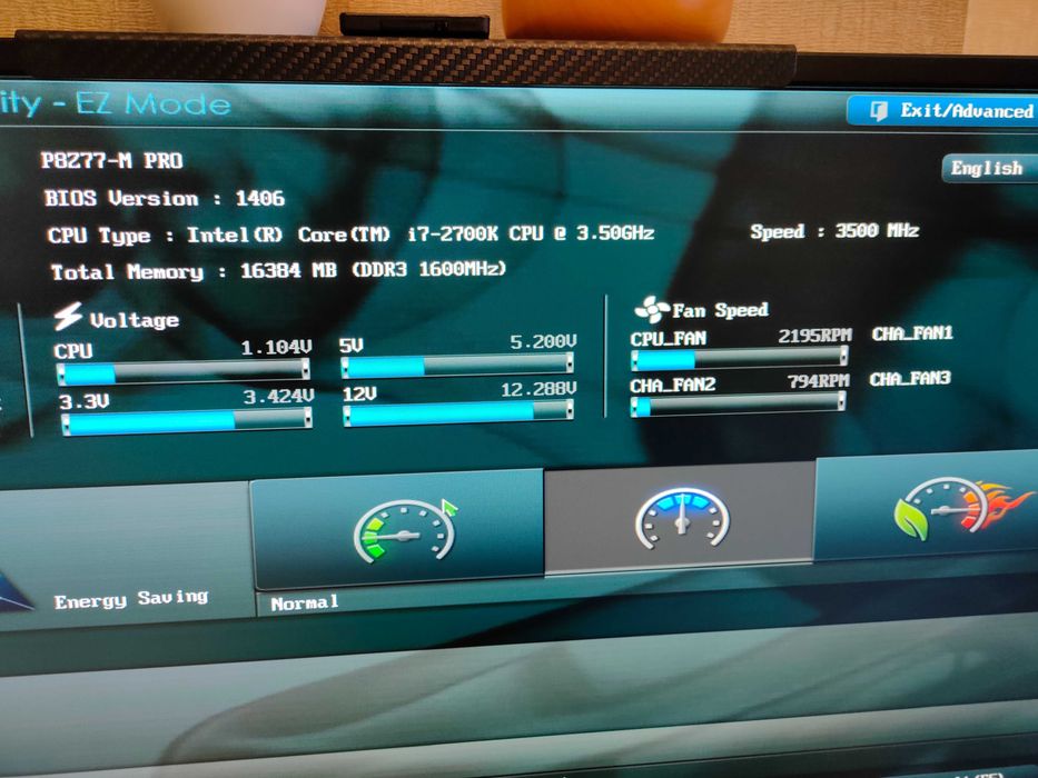 ПК Core i7-2700K, ASUS P8Z77-M Pro, DDR3 16Gb, SSD+HDD, рідинний кулер