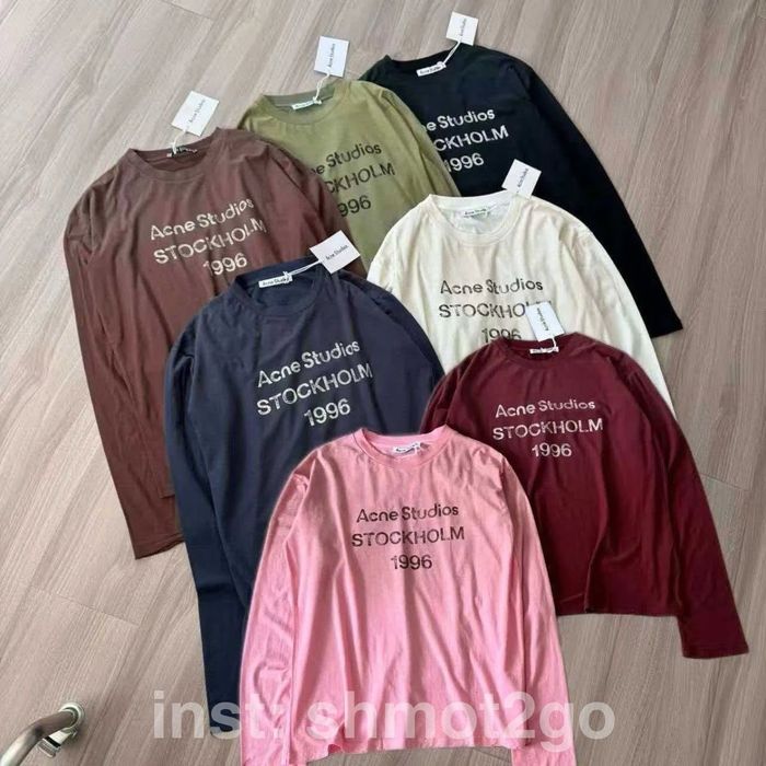 Acne Studios Stockholm Longsleeve / лонгслів акне студіос / лонгслив акн студиос / футболка с длинным рукавом лонг акне студио стокгольм