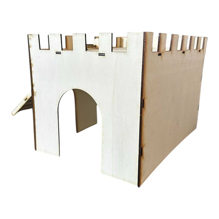 Duży drewniany domek świnki morskiej królika gryzoni klatka legowisko