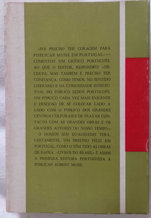O homem sem qualidades - vol. I, Robert Musil