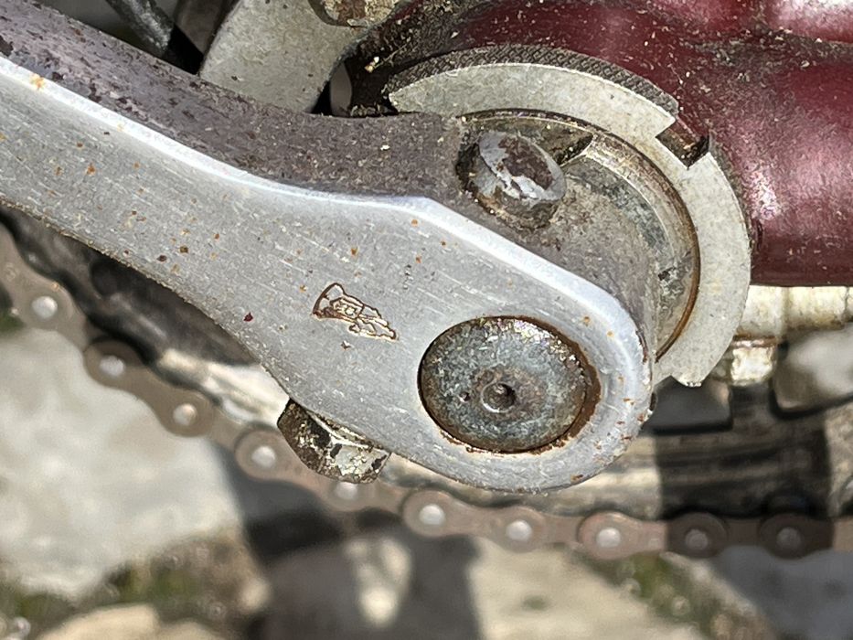 Antiga bicicleta pasteleira inglesa raleigh anos 50 original alavanca