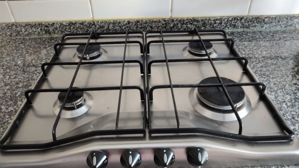 Placa e forno a gás