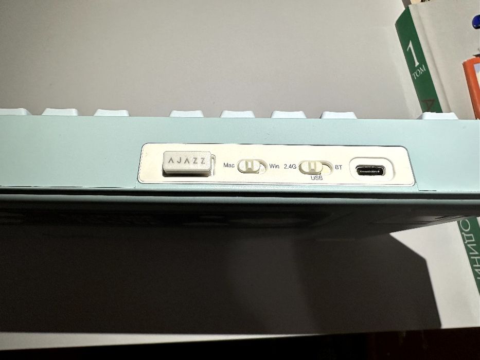 Безпровідна механічна клавіатура 80% Ajazz ak870  TKL