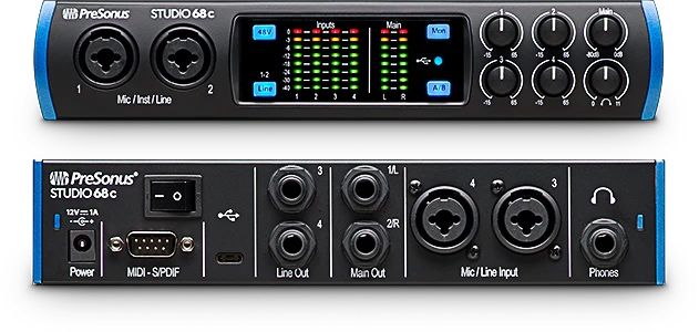Audio Interface Presonus Studio 68c (Como nova)