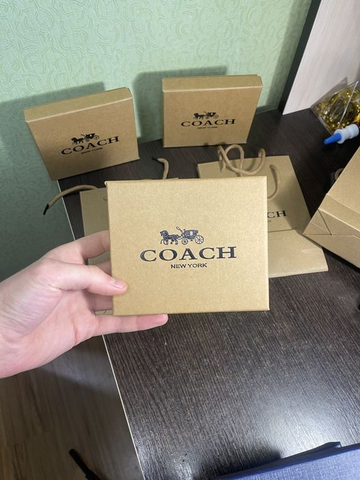 Купити гаманець Coach, кошельок коуч, оригінал, чоловічий гаманець Coa
