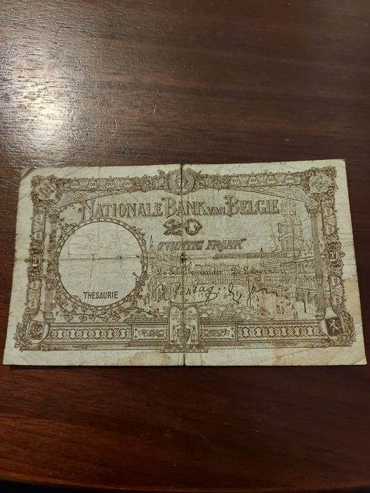 20 franków Belgia 1940