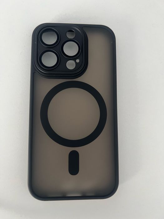 Etui do iPhone 15 Pro Magnetyczne kompatybilne z MagSafe | Wbudowane Soczewki na Aparat