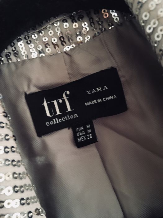 Marynarka Żakiet Cekiny Zara